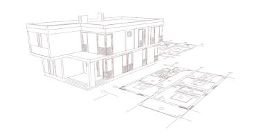 çizgili mimari duvar kağıdı, dijital arkaplan