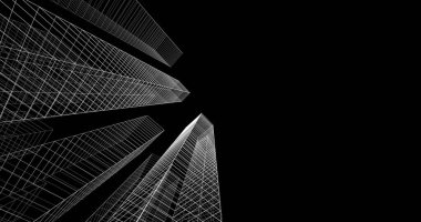 soyut mimari duvar kağıdı, dijital arkaplan