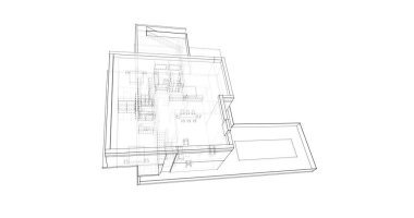 çizgili mimari duvar kağıdı, dijital arkaplan