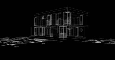 çizgili mimari duvar kağıdı, dijital arkaplan