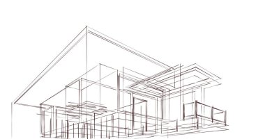 soyut mimari duvar kağıdı, dijital arkaplan