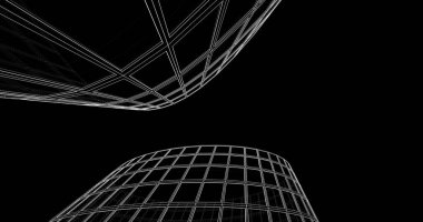 soyut mimari duvar kağıdı, dijital arkaplan