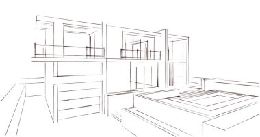 soyut mimari duvar kağıdı, dijital arkaplan