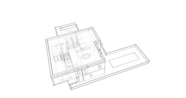 çizgili mimari duvar kağıdı, dijital arkaplan