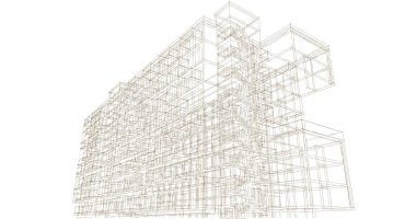 soyut mimari duvar kağıdı, dijital arkaplan