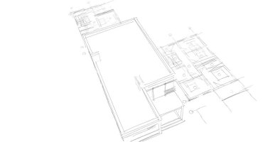 çizgili mimari duvar kağıdı, dijital arkaplan