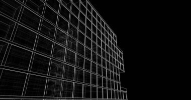 soyut mimari duvar kağıdı, dijital arkaplan