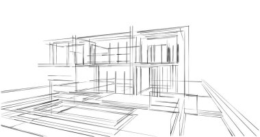 soyut mimari duvar kağıdı, dijital arkaplan