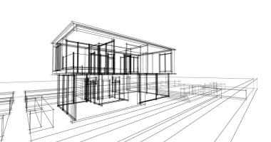 soyut mimari duvar kağıdı, dijital arkaplan