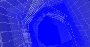 soyut mimari duvar kağıdı, dijital arkaplan