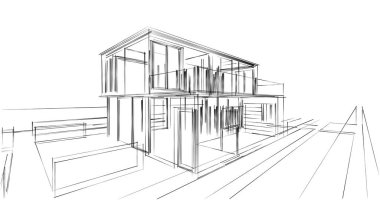 soyut mimari duvar kağıdı, dijital arkaplan