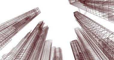 soyut mimari duvar kağıdı, dijital arkaplan