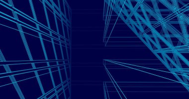 soyut mimari duvar kağıdı, dijital arkaplan