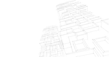 soyut mimari duvar kağıdı, dijital arkaplan