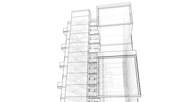 soyut mimari duvar kağıdı, dijital arkaplan