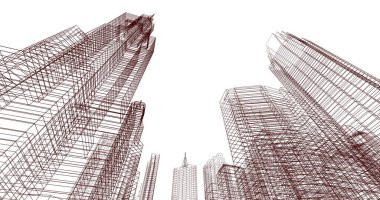 soyut mimari duvar kağıdı, dijital arkaplan