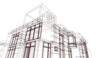 çizgili mimari duvar kağıdı, dijital arkaplan