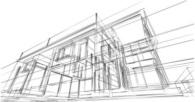 soyut mimari duvar kağıdı, dijital arkaplan