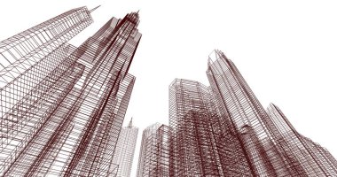 soyut mimari duvar kağıdı, dijital arkaplan