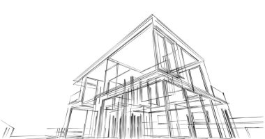 soyut mimari duvar kağıdı, dijital arkaplan