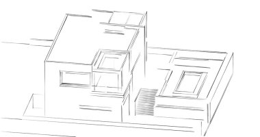 soyut mimari duvar kağıdı, dijital arkaplan