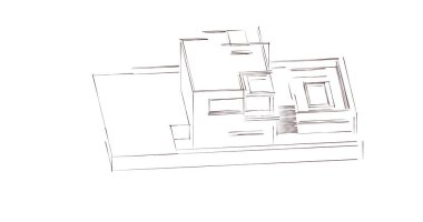 soyut mimari duvar kağıdı, dijital arkaplan