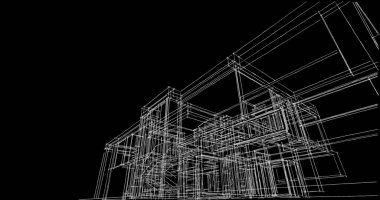 çizgili mimari duvar kağıdı, dijital arkaplan