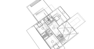 soyut mimari duvar kağıdı, dijital arkaplan