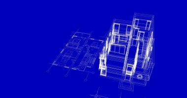 çizgili mimari duvar kağıdı, dijital arkaplan