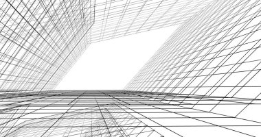 soyut mimari duvar kağıdı, dijital arkaplan