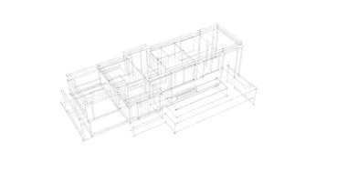 çizgili mimari duvar kağıdı, dijital arkaplan