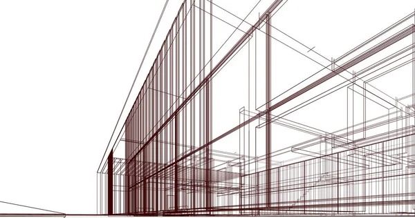 Lemované Architektonické Tapety Digitální Pozadí — Stock fotografie