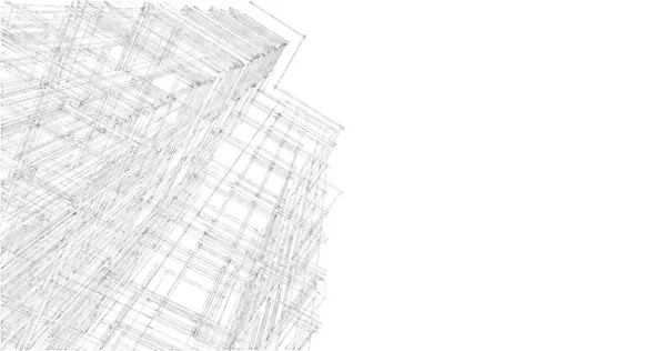 Абстрактные Архитектурные Обои Цифровой Фон — стоковое фото