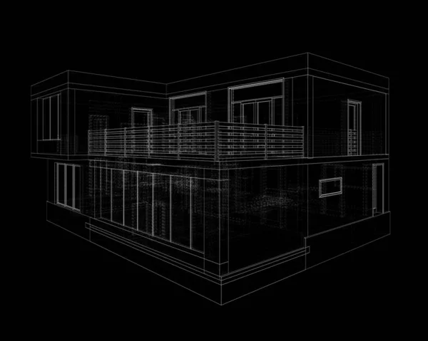 Abstrakcyjny Projekt Tapety Architektonicznej Cyfrowe Tło Koncepcyjne — Zdjęcie stockowe