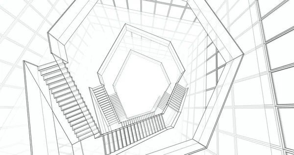 soyut mimari duvar kağıdı, dijital arkaplan