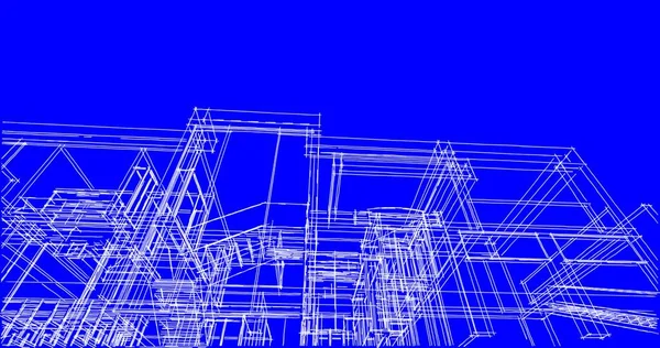Çizgili Mimari Duvar Kağıdı Dijital Arkaplan — Stok fotoğraf