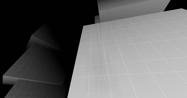 Abstrakt Arkitektonisk Tapeter Digital Bakgrunn – stockfoto