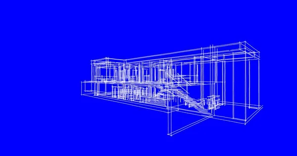 Ausgekleidete Architektonische Tapete Digitaler Hintergrund — Stockfoto