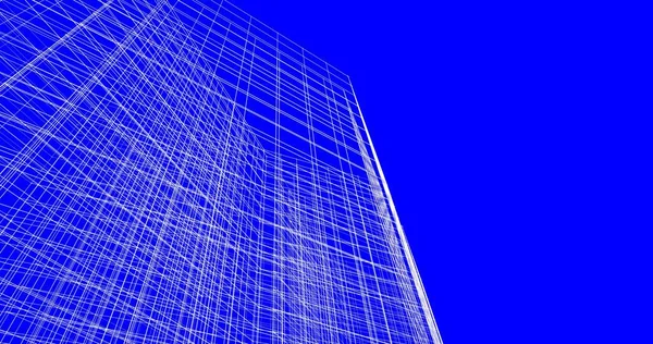 Abstract Architectural Wallpaper Digital Background — Stock Photo, Image