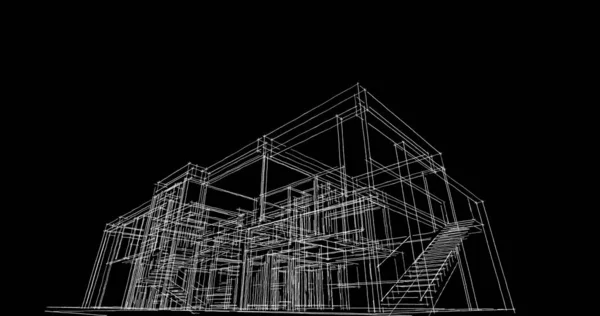 Lemované Architektonické Tapety Digitální Pozadí — Stock fotografie