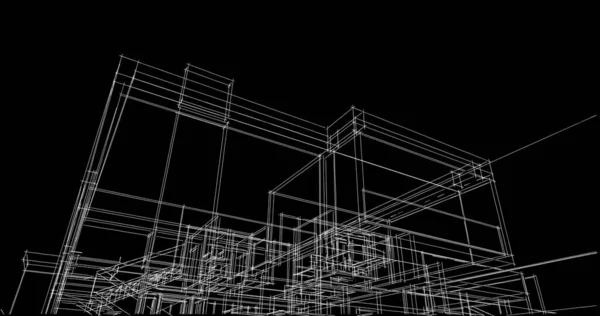 Lemované Architektonické Tapety Digitální Pozadí — Stock fotografie