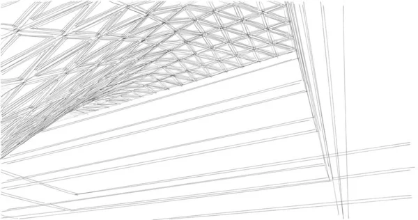 Abstrakcyjna Tapeta Architektoniczna Tło Cyfrowe — Zdjęcie stockowe