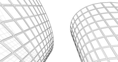 soyut mimari duvar kağıdı, dijital arkaplan