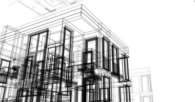 çizgili mimari duvar kağıdı, dijital arkaplan