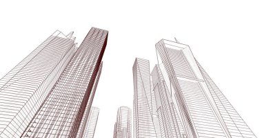 soyut mimari duvar kağıdı, dijital arkaplan