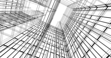 soyut mimari duvar kağıdı, dijital arkaplan