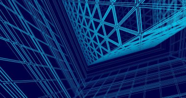 soyut mimari duvar kağıdı, dijital arkaplan