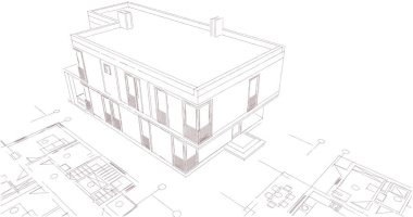 çizgili mimari duvar kağıdı, dijital arkaplan