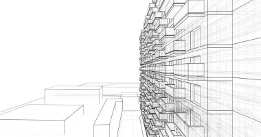 soyut mimari duvar kağıdı, dijital arkaplan