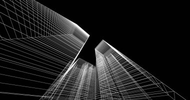 soyut mimari duvar kağıdı, dijital arkaplan